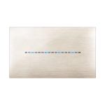 PLACCA YOUNGTOUCH BEIGE SPAZZOLATO 3D 4 COMANDI AVE
