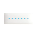 PLACCA YOUNGTOUCH BIANCO TOTALE 7 COMANDI AVE