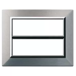 PLACCA ZAMA 44 ALLUMINIO NATURALE 6+6M AVE
