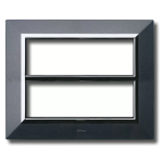 PLACCA ZAMA 44 GRIGIO SCURO METALLIZZATO 6+6M AVE