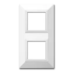 PLACCA ZAMA 44 BIANCO RAL9010 2+2M AVE