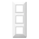 PLACCA ZAMA 44 BIANCO RAL9010 2+2+2M AVE