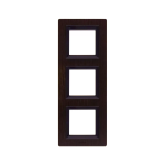 PLACCA VERA 44 LEGNO WENGE' 2+2+2M AVE