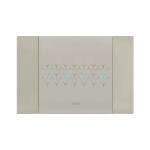 PLACCA SMART 44 TOUCH METALLO TORTORA 4M AVE