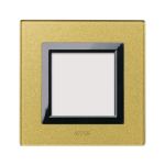 PLACCA VERA 44 VETRO ORO 2M AVE