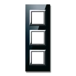 PLACCA VERA 44 VETRO NERO ASSOLUTO 2+2+2M AVE