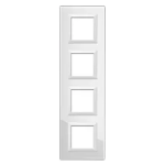 PLACCA VERA 44 VETRO BIANCA 2+2+2+2M AVE