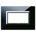 PLACCA VERA 44 VETRO NERO ASSOLUTO 4M AVE