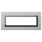 PLACCA VERA 44 VETRO GRIGIO ARGENTO 7M AVE