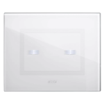 PLACCA VERATOUCH BIANCA 2 COMANDI AVE
