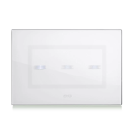 PLACCA VERATOUCH BIANCA 3 COMANDI