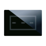 PLACCA VERATOUCH NERO ASSOLUTO 3 COMANDO AVE