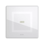 PLACCA VERATOUCH BIANCA 1 COMANDO AVE