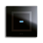 PLACCA VERATOUCH NERO ASSOLUTO 1 COMANDO AVE