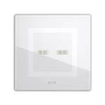 PLACCA VERATOUCH BIANCA 2 COMANDI AVE