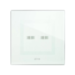 PLACCA VERATOUCH VERDE ACQUA 2 COMANDI AVE