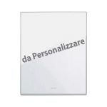 PLACCA VERATOUCH PERSONALIZZABILE BIANCO 3+3M AVE