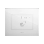 PLACCA TOUCH GESTIONE ALBERGHIERA VETRO BIANCO 3M AVE
