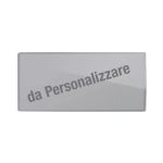 PLACCA VERATOUCH PERSONALIZZABILE GRIGIO ARGENTATO 4M AVE