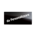 PLACCA VERATOUCH PERSONALIZZABILE NERO ASSOLUTO 4M AVE