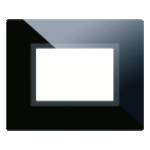 PLACCA VERATOUCH X SEGNALZIONE NERO ASSOLUTO AVE