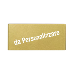PLACCA VERATOUCH PERSONALIZZABILE ORO 7M AVE