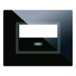 PLACCA VERATOUCH X PULSANTE NERO ASSOLUTO AVE