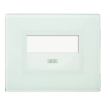 PLACCA VERATOUCH X PULSANTE VERDE ACQUA AVE