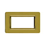PLACCA TECNOPOLIMERO 44 OTTONE LUCIDO 4M AVE