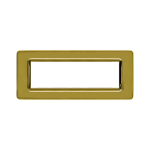 PLACCA TECNOPOLIMERO 44 OTTONE LUCIDO 7M AVE
