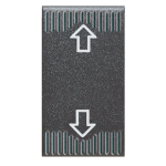 PULSANTE COMMUTATORE CON FRECE 1P 10A 250V NOIR S45 AVE