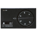 TERMOSTATO + COMMUTATORE EST/INVERNO NOIR S45 AVE