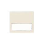 PULSANTE CON TARGHETTA X SCATOLA TONDA BLANC S45 AVE