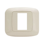 PLACCA YES45 TECNOPOLIMERO 1MODULO BIANCO BLANC S45 AVE