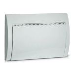 COPERCHIO BIANCO CIECO IP40 12 MODULI AVE