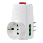 Adattatore S11+2P11+P30 INTERRUTTORE TRIPLA bianco VIMAR