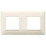 Placca 4M (2+2) int71 beige PLANA VIMAR