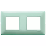Placca 4M (2+2) int71 Reflex menta PLANA VIMAR