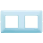 Placca 4M (2+2) int71 Reflex acqua PLANA VIMAR