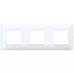 Placca 6M (2+2+2) int71 bianco PLANA VIMAR