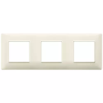 Placca 6M (2+2+2) int71 beige PLANA VIMAR