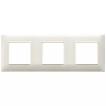 Placca 6M (2+2+2) int71 bianco granito PLANA VIMAR