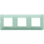Placca 6M (2+2+2) int71 Reflex menta PLANA VIMAR