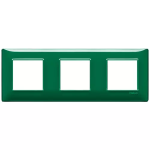 Placca 6M (2+2+2) int71 Reflex smeraldo PLANA VIMAR