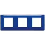 Placca 6M (2+2+2) int71 Reflex zaffiro PLANA VIMAR