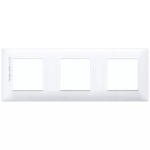 Placca 6M (2+2+2) int71 antibatterico PLANA VIMAR