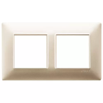 Placca 4M (2+2) int57 champagne opaco PLANA VIMAR