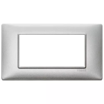 Placca 4M tecnopolimero Silver PLANA VIMAR
