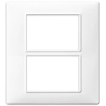 Placca 6M (3+3) bianco PLANA VIMAR