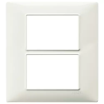 Placca 6M (3+3) avorio PLANA VIMAR